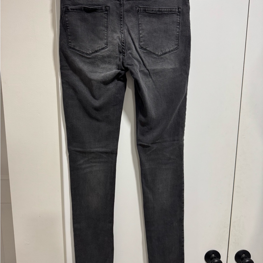 American Tall Dark Gray Skinny Jeans - Picture 2 of 3